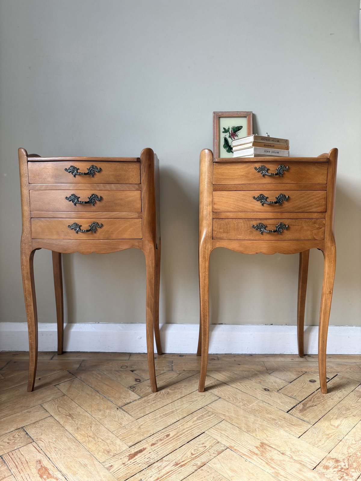 Antique French  Louis XV Pair Of Bedside Tables photo buy