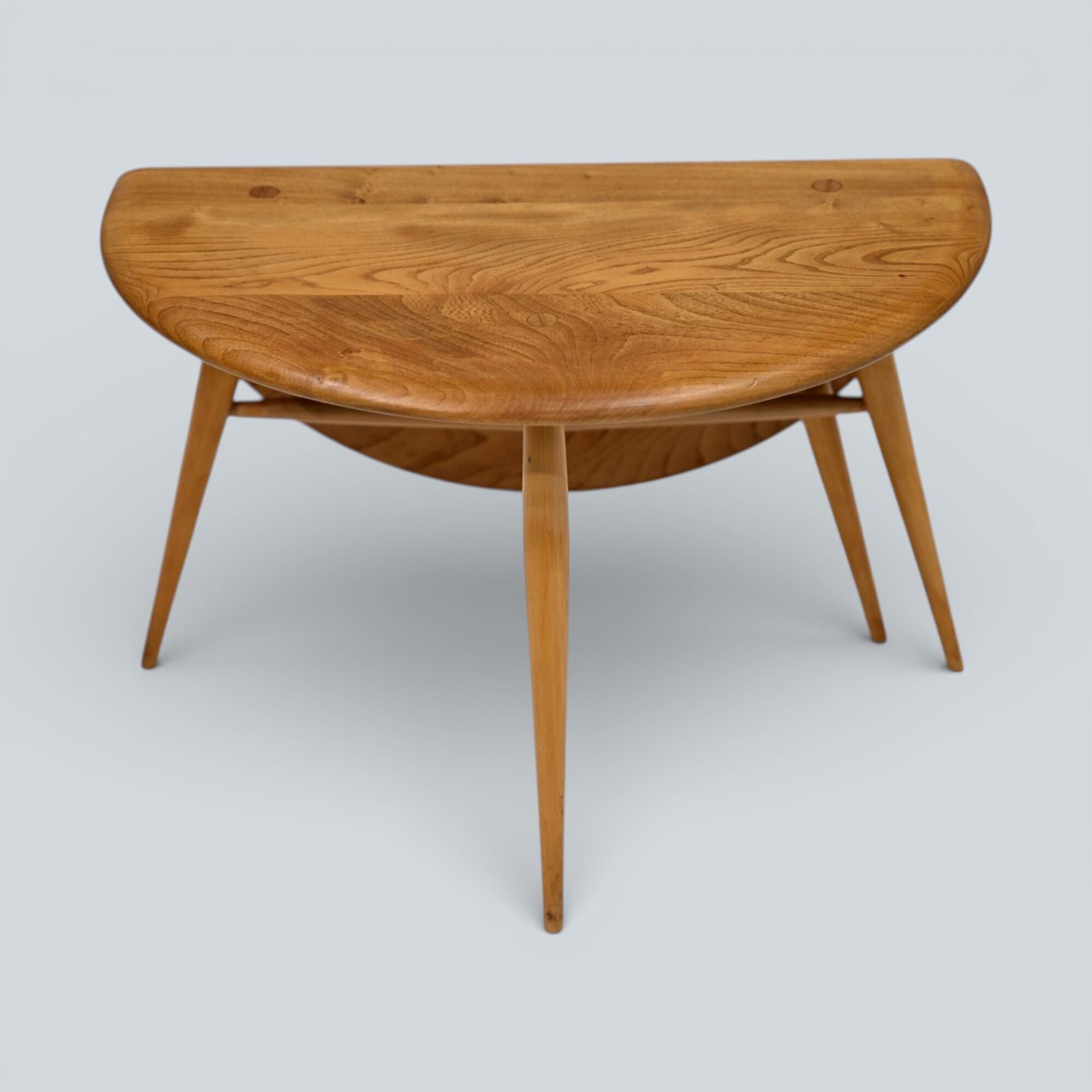 photo vinterior Ercol Round Coffee Table 1960s Retro Light Finish Free Uk Delivery