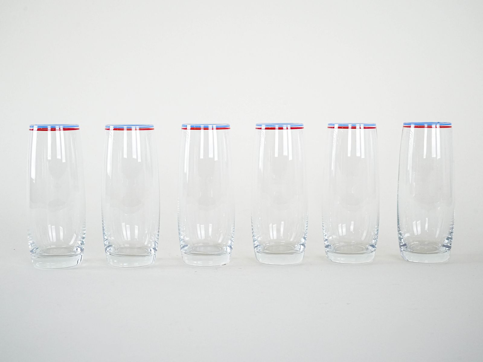 Set Of Six Glasses, Italian Design, 1970s, Made In Italy photo Home Decor