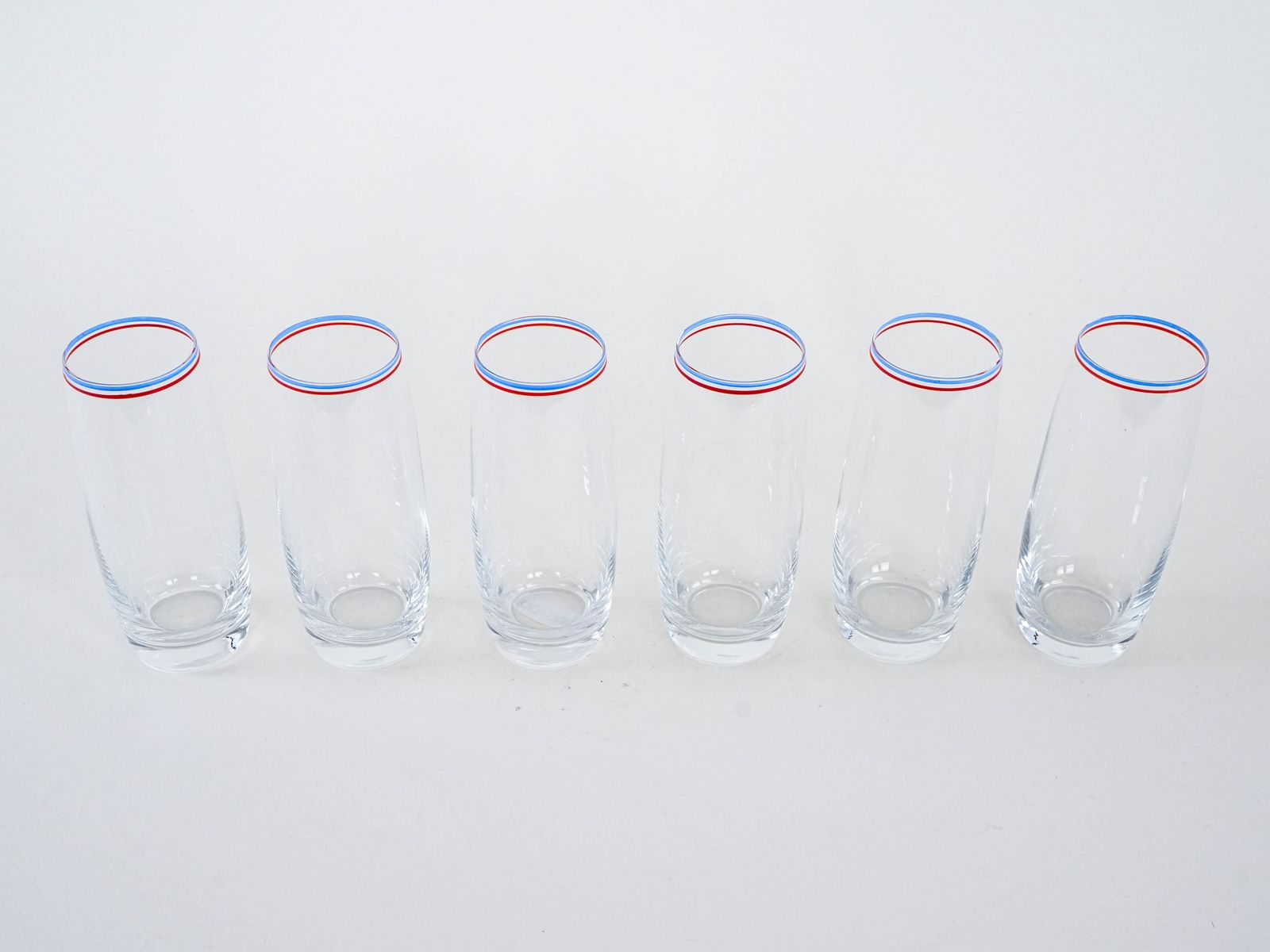 Set Of Six Glasses, Italian Design, 1970s, Made In Italy photo 259.0