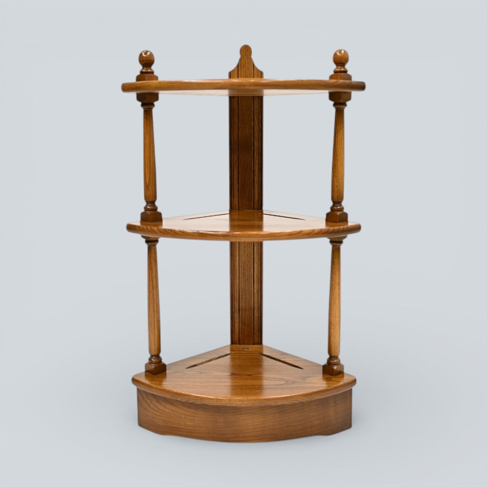 photo for sale Genuine Ercol Corner Shelves Golden Dawn Finish #1103 Exc Free Uk Delivery