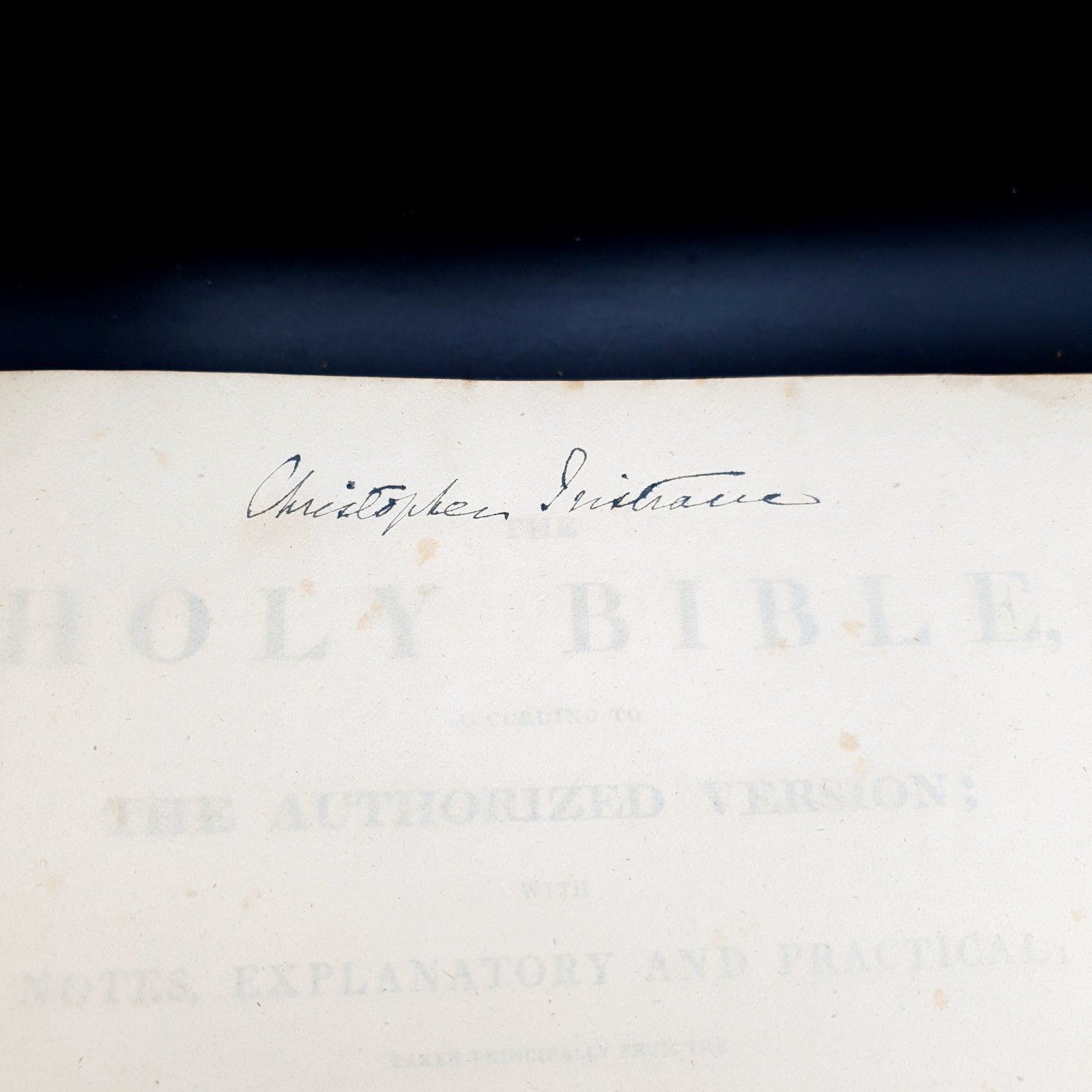 1817 D’oyly & Mant Holy Bible 1st Ed 3 Vol Set Quarto Oxford Clarendon Press photo vinterior