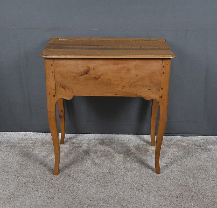 Walnut And Pear Wood Kneading Table, Louis XV Period – 18th Century photo vintage