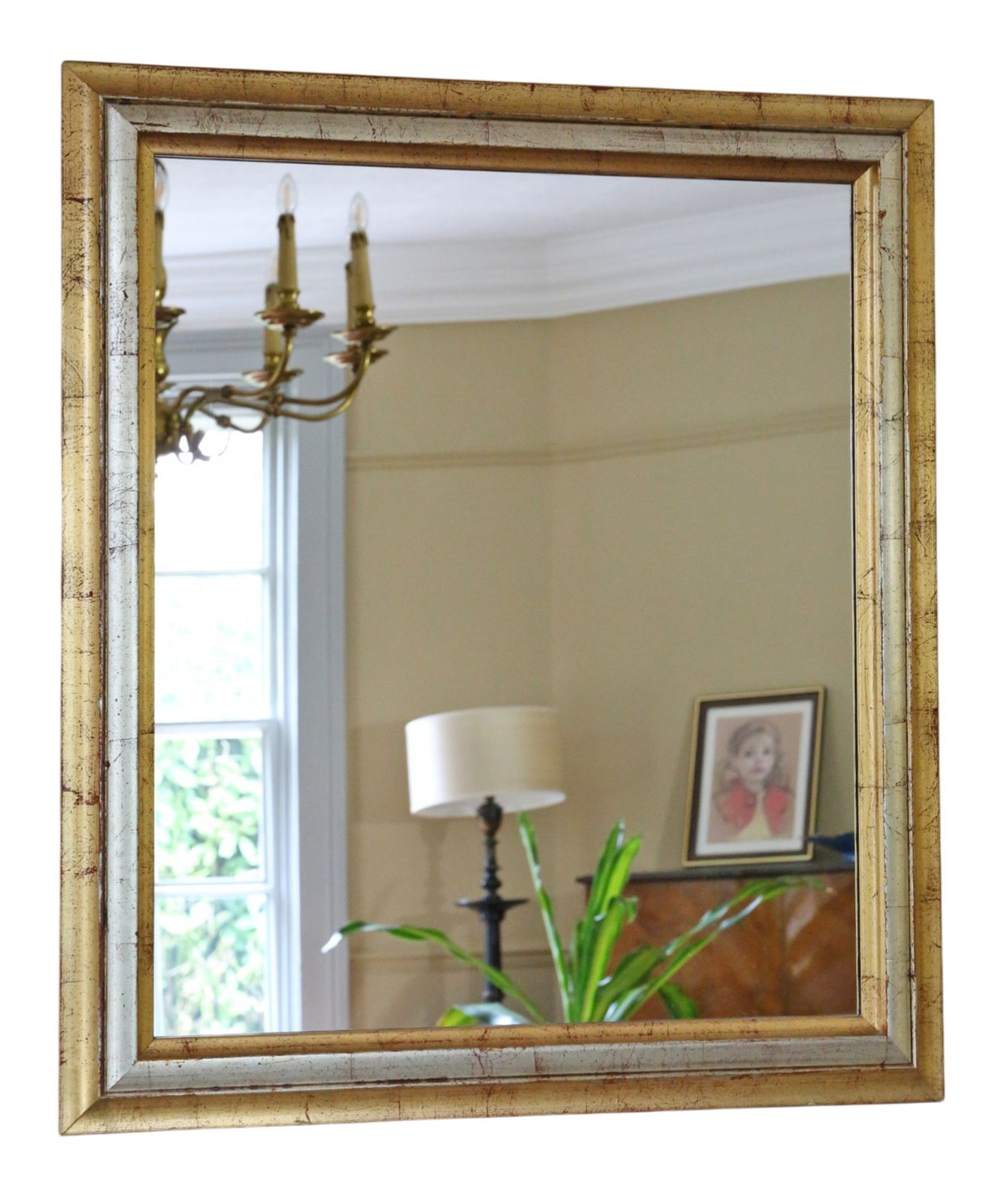 Vintage 20th Century Overmantle Wall Mirror – Fine Quality photo for sale