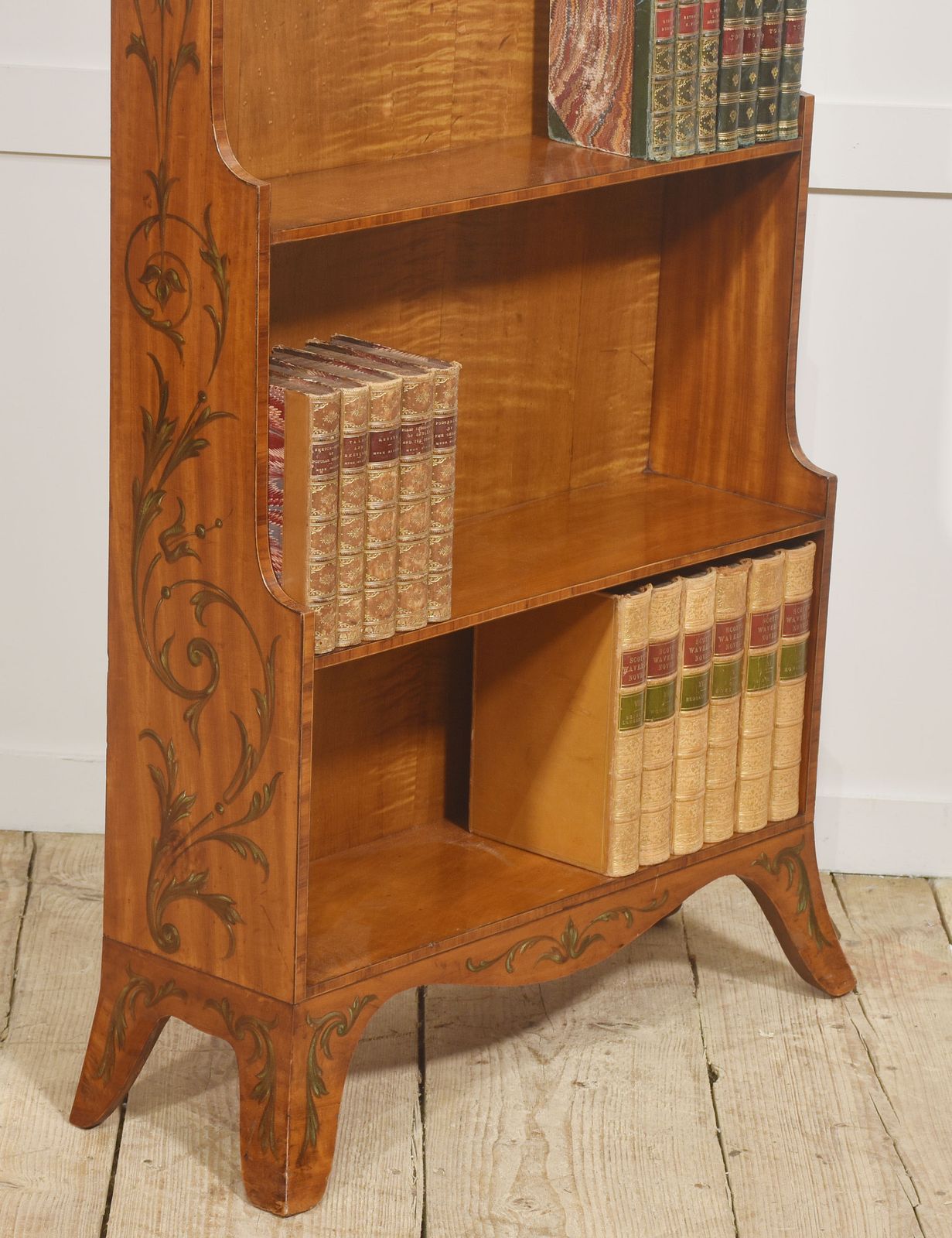photo for sale Satinwood Aesthetic Movement Open Bookcase