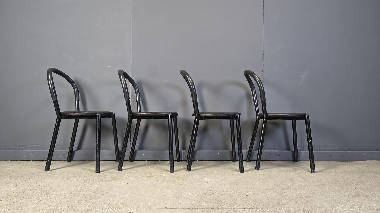 photo furniture Postmodern Italian Dining Chairs Set Of 4   1980s