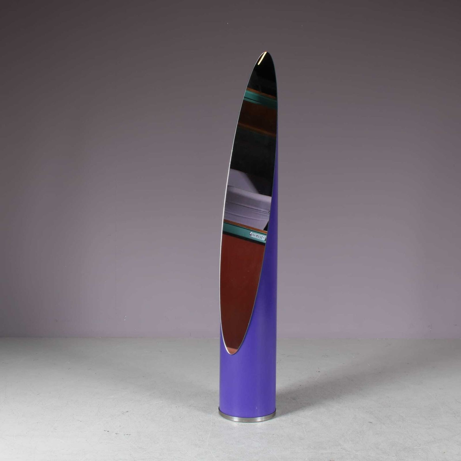 1970s Lipstick Mirror After Rodolfo Bonetto From Italy