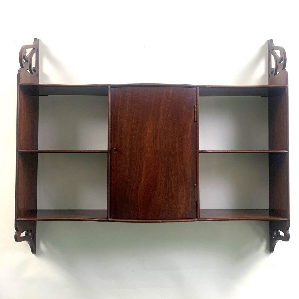 Set Of Georgian Mahogany Hanging Shelves photo furniture
