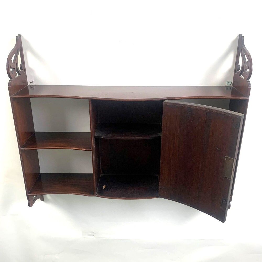 Set Of Georgian Mahogany Hanging Shelves photo 1595.0