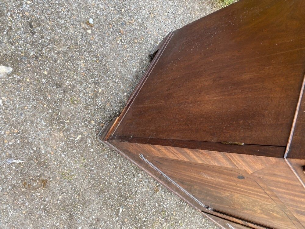 George IV Mahogany Secretaire Bookcase photo 545.0