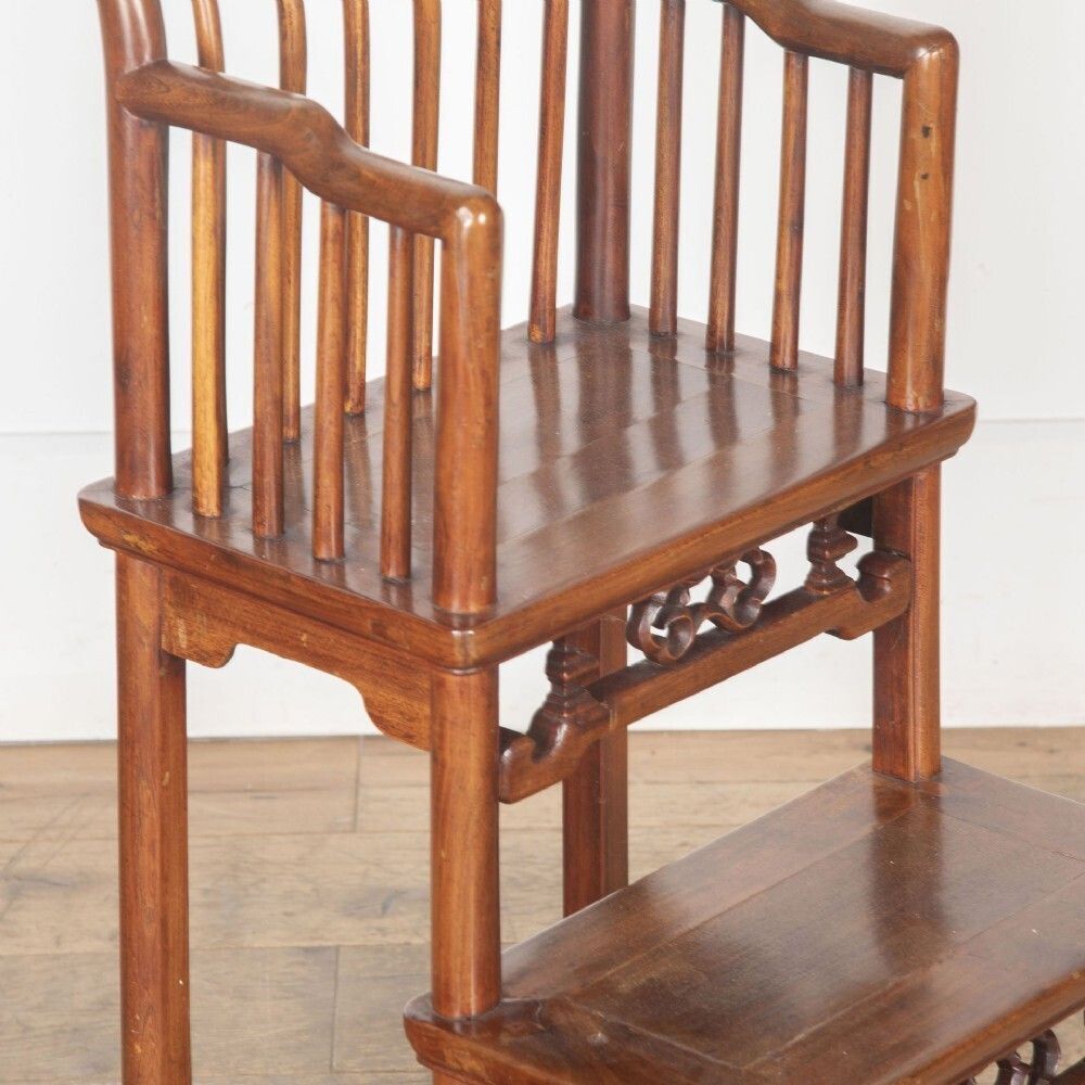 20th Century Chinese Hardwood High Chair photo Furniture