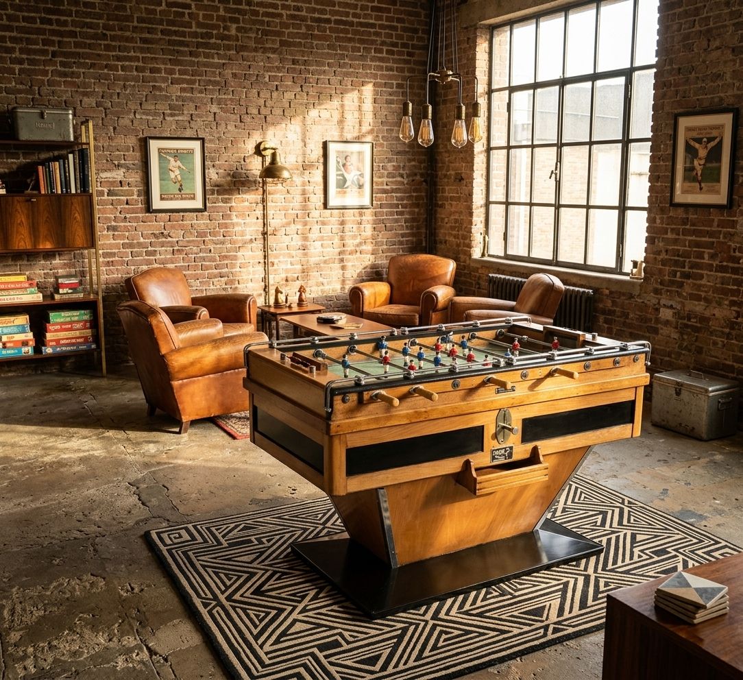 French Art Deco ‘Babyfoot’ Table Football Game By Finale photo 9500.0