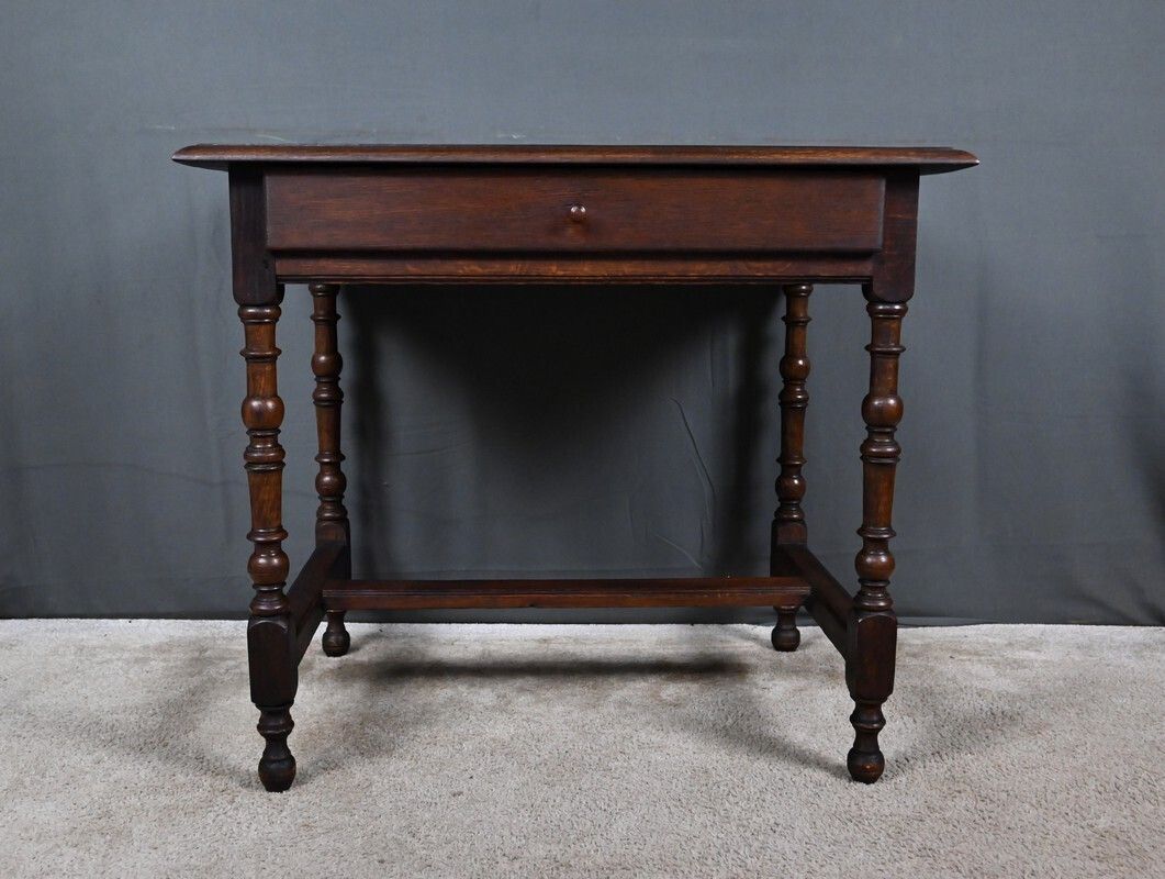 Small Oak Desk, Louis XIV Style – Second Half Of The 19th Century photo vintage