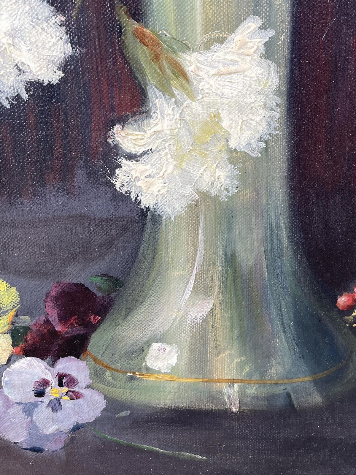 photo furniture Bouquet Of Flowers, Kereztes Margit Oil On Canvas