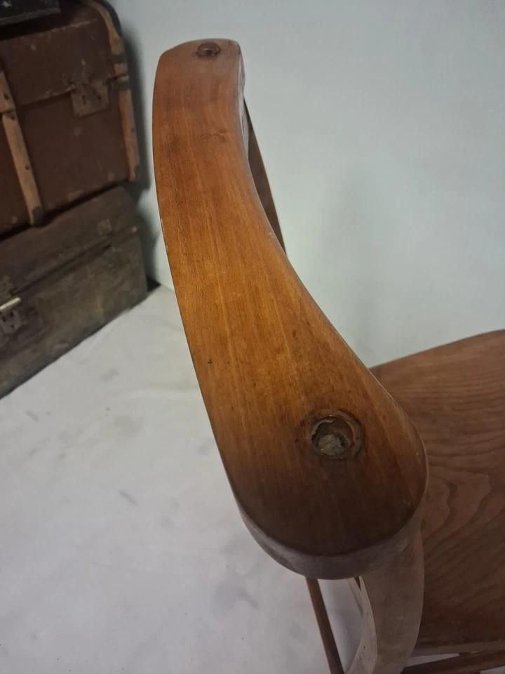 Vintage Victorian Style Elm & Beach Church Chapel Chair From A Welsh Chapel photo buy