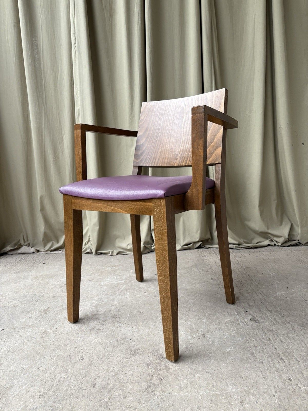 Vtg Mid Century Style Dining Desk Side Chair Scandi Danish Retro R1121 photo for sale