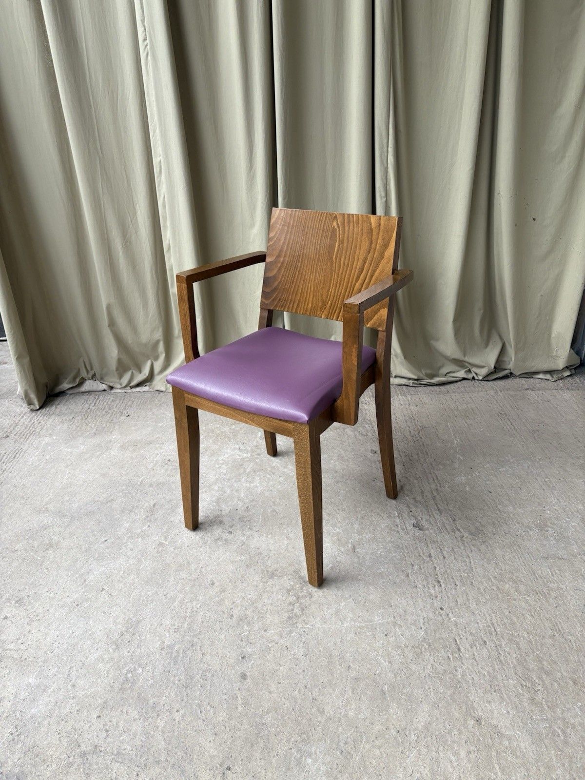 Vtg Mid Century Style Dining Desk Side Chair Scandi Danish Retro R1121 photo 138.0