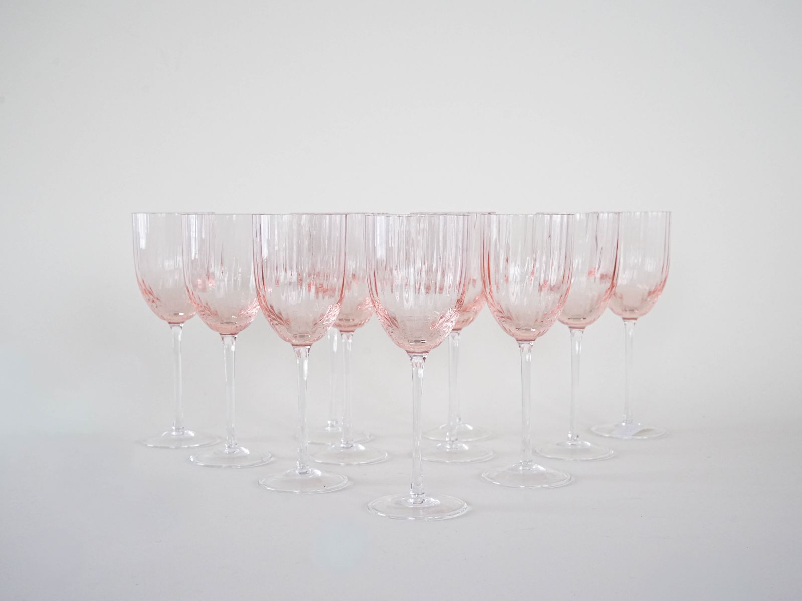 Set Wijnglazen – Frans Design, Ca. Jaren 1970, Gemaakt In Frankrijk photo Woonaccessoires