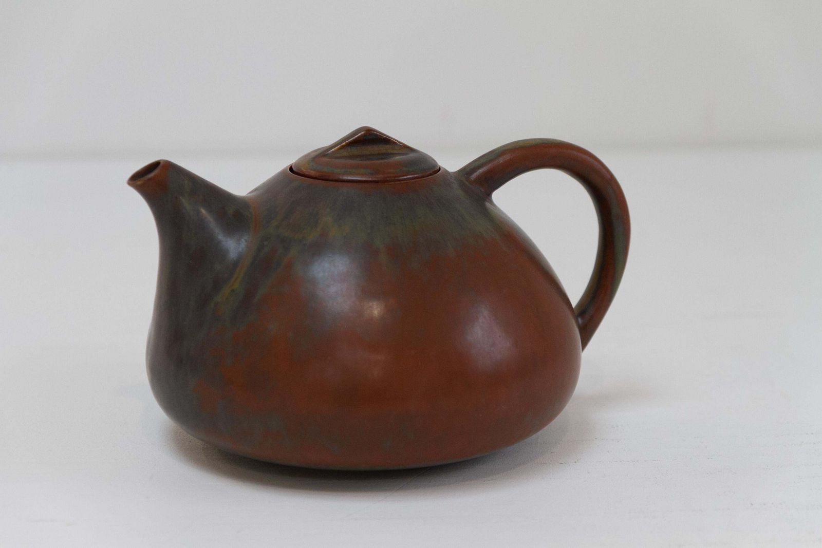 Danish Teapot In Glazed Ceramic By Eva Stæhr Nielsen For Saxbo, 1950s. photo furniture