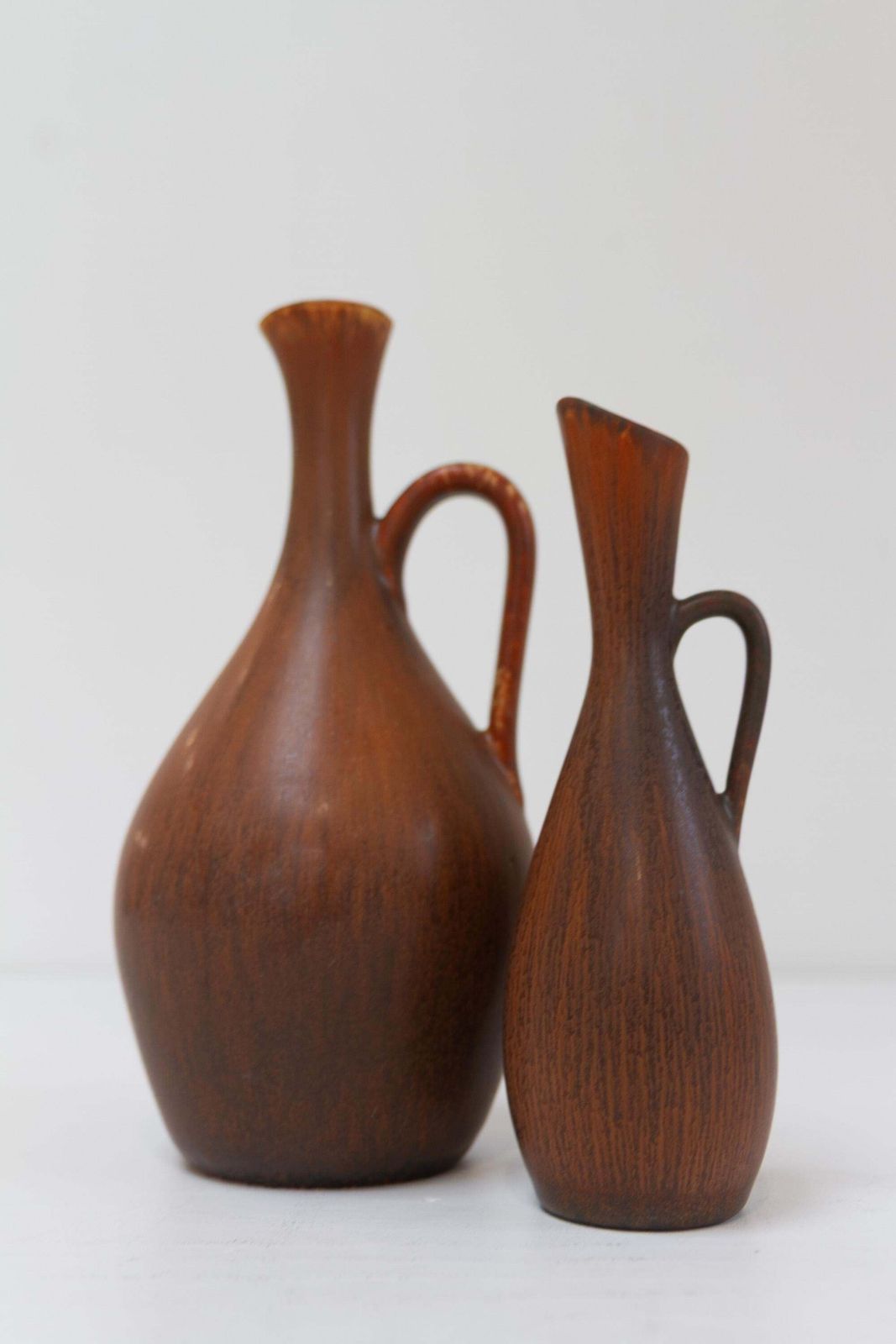 2 Stoneware Vases By Carl Harry Stålhane For Rörstrand Sweden, 1950s. photo Home Decor