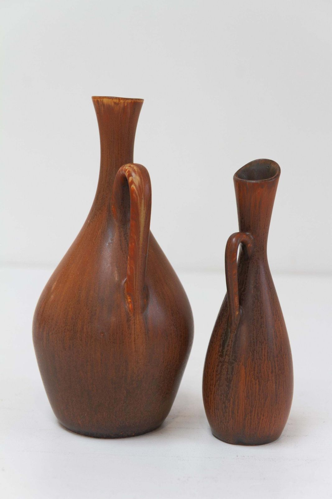 747.0 2 Stoneware Vases By Carl Harry Stålhane For Rörstrand Sweden, 1950s. photo