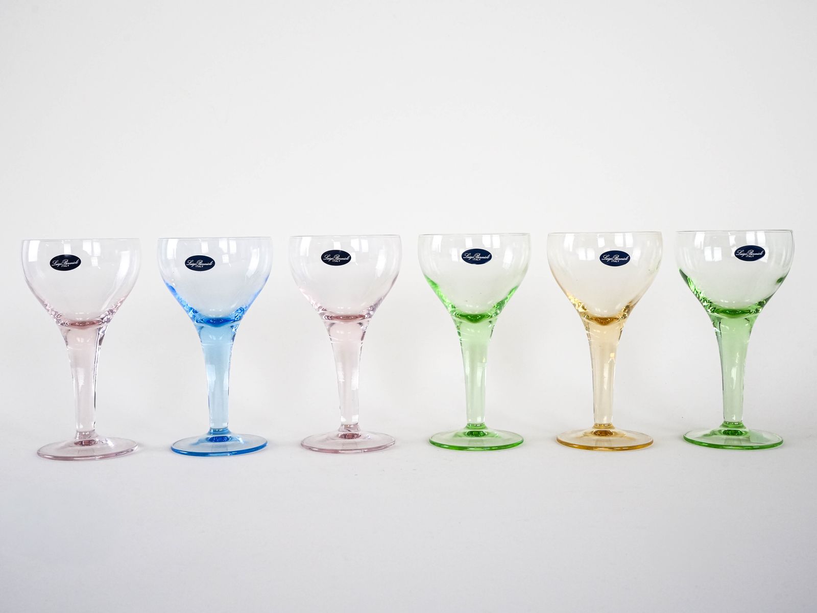 Set Of Dessert Bowls, Italian Design, 1970s, Manufactured By Luigi Bormioli photo Home Decor
