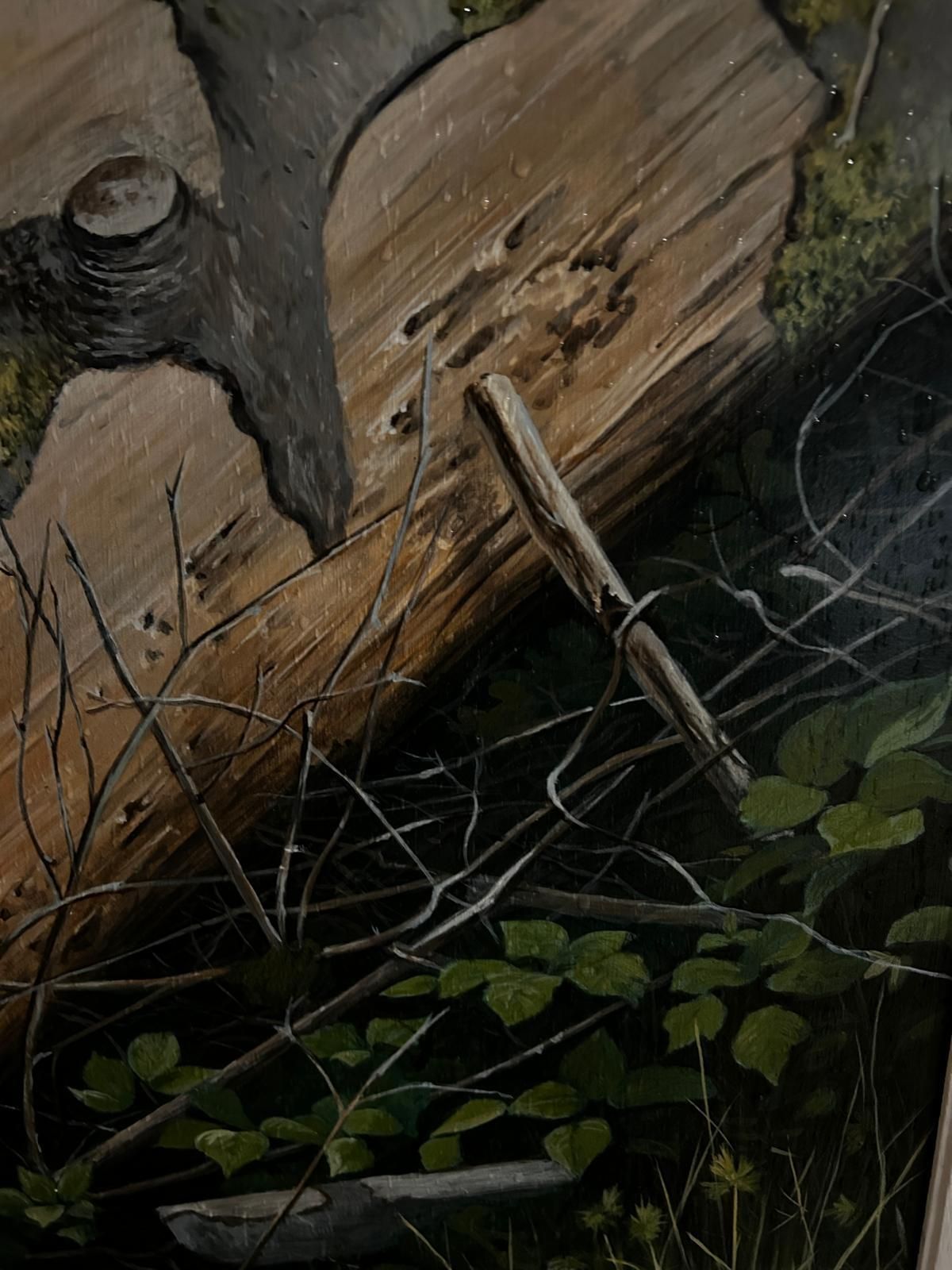 John Wachorn Oil Painting Of A Woodland Squirrel photo buy