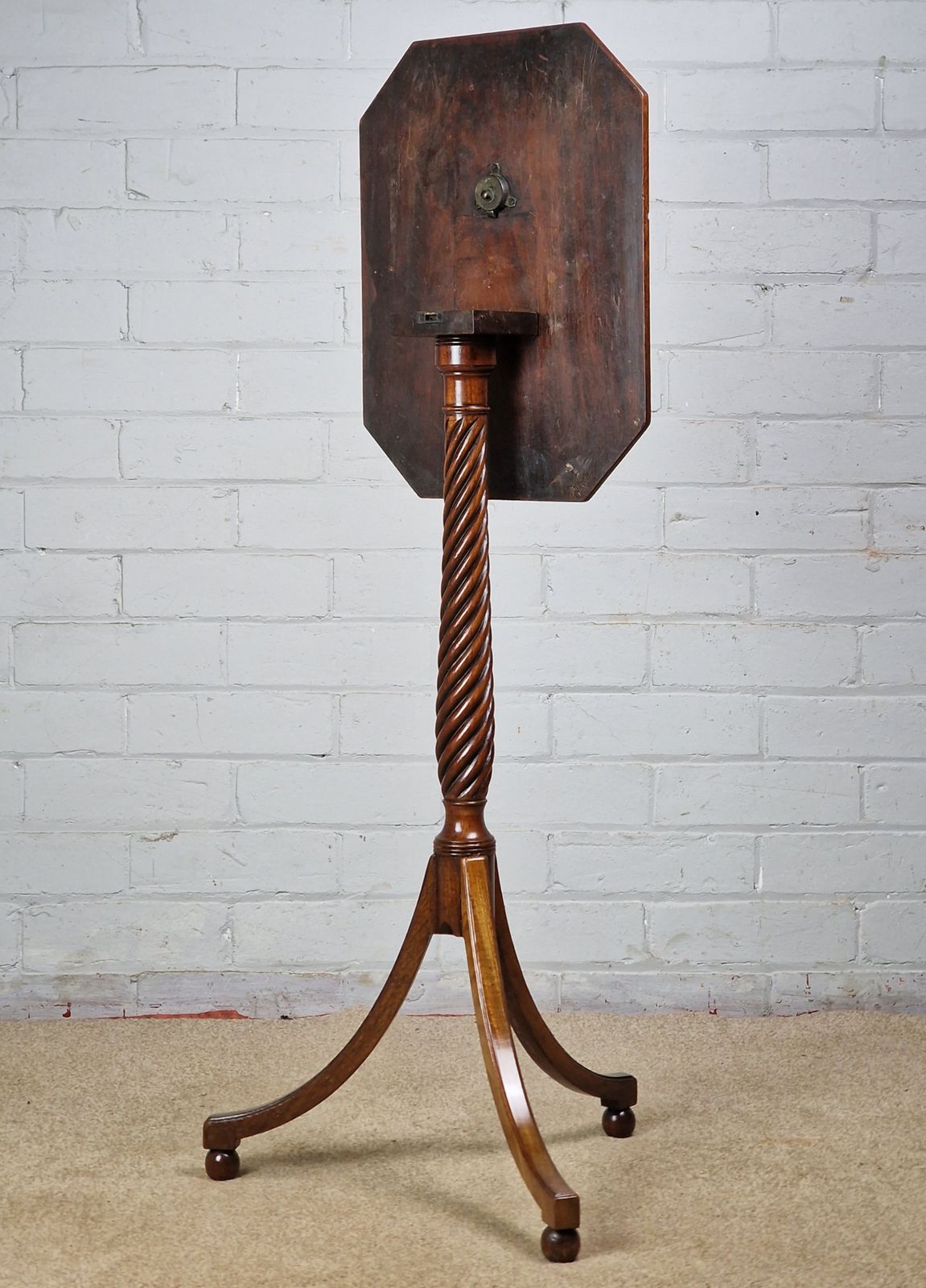 A Regency Mahogany And Boxwood Strung Tripod Table   Early 19th Century photo Furniture