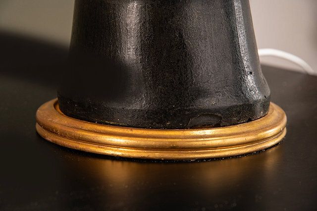 Lighting Pair Of Large Cast Brass Chinoiserie Revival Table Lamps photo