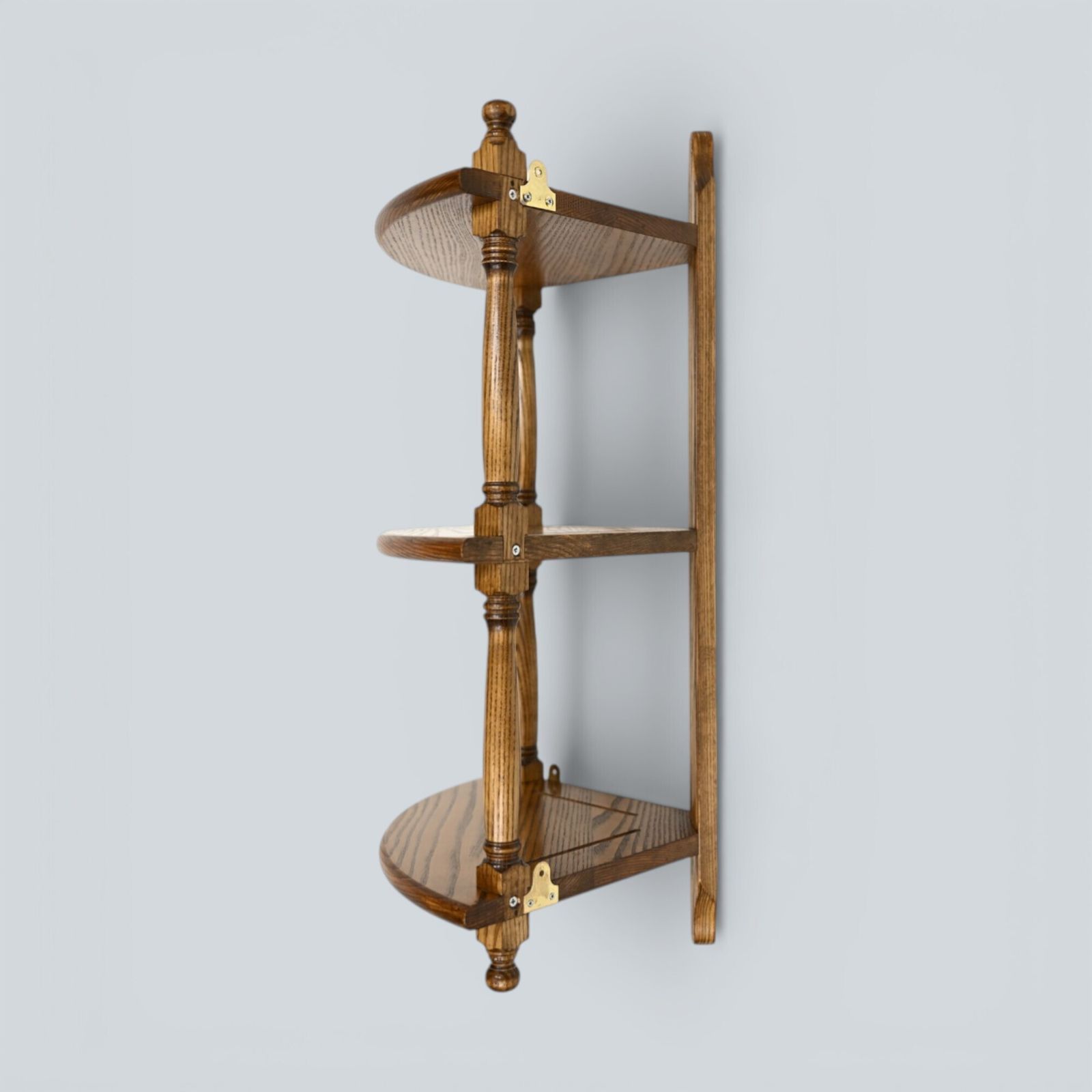 Ercol Style Hanging Corner Shelving Very Good Copy Of Ercol 1104 Free Delivery photo for sale