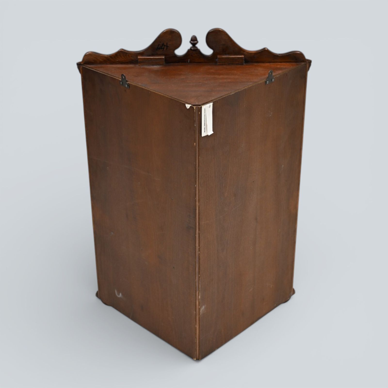 Old Charm Hanging Corner Display Cabinet Leaded Glass Tudor Brown *Free Delivery photo 227.0