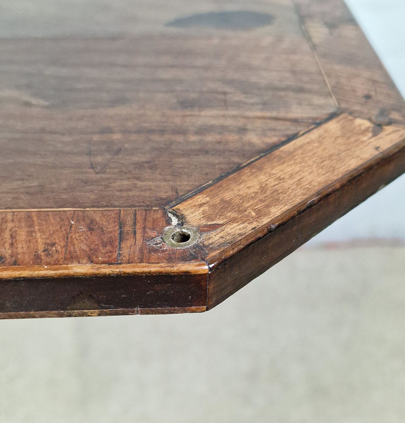 A Regency Mahogany Rosewood Crossbanded Satinwood And Burr Elm Inlaid Reading Ta photo vintage