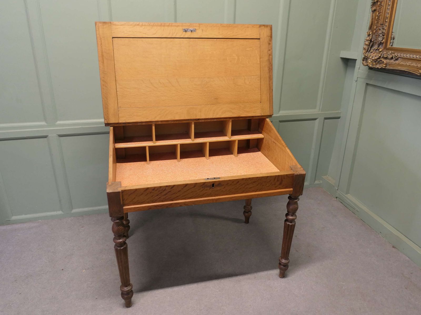 French Oak Hotel Restaurant, Reception Greeting Station A Large French Greeter photo Furniture