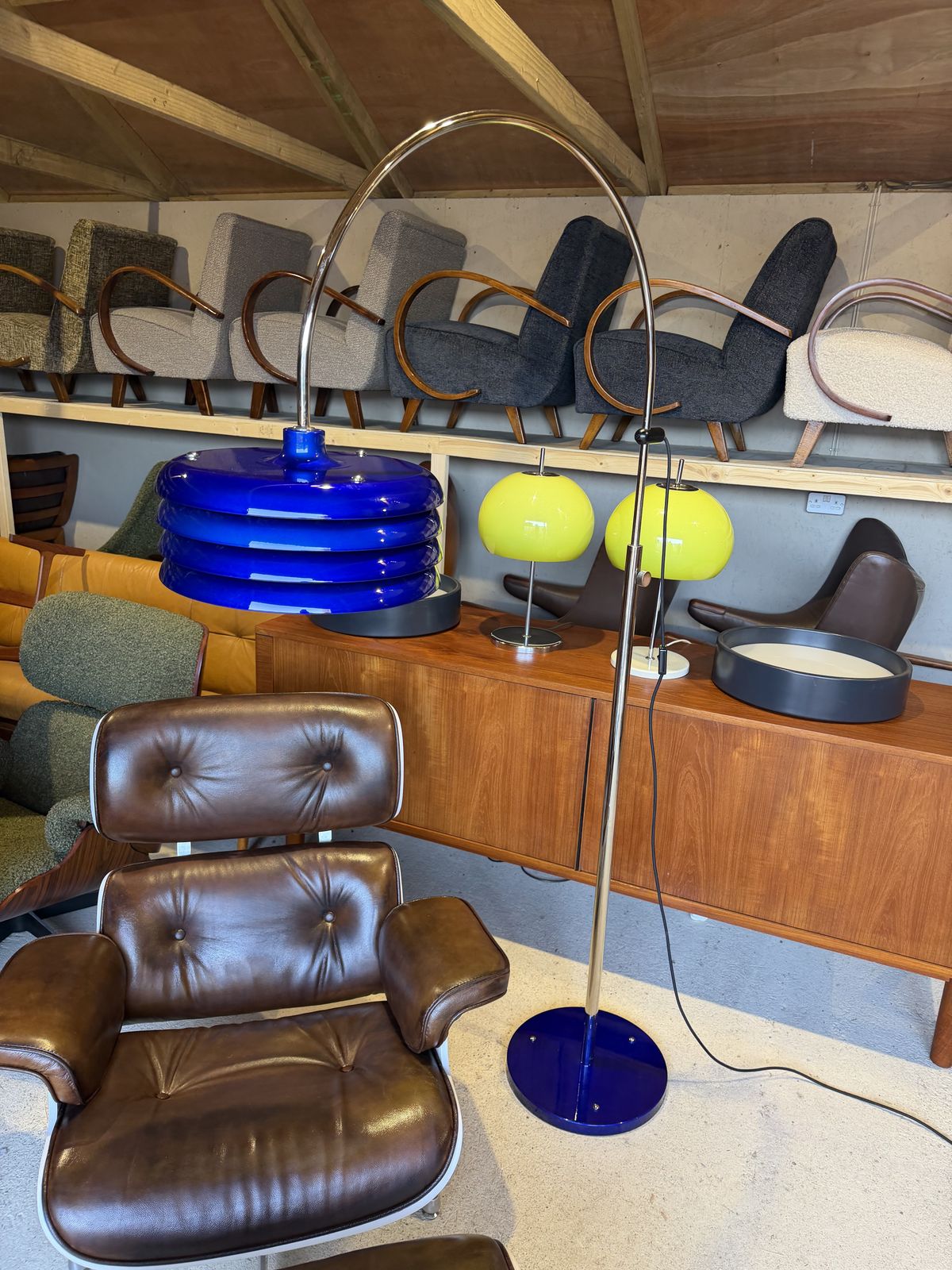 Mid  Century, Floor Lamp By Tamás Borsfay For Hungarian Craftsmanship Company, 1970s photo vinterior