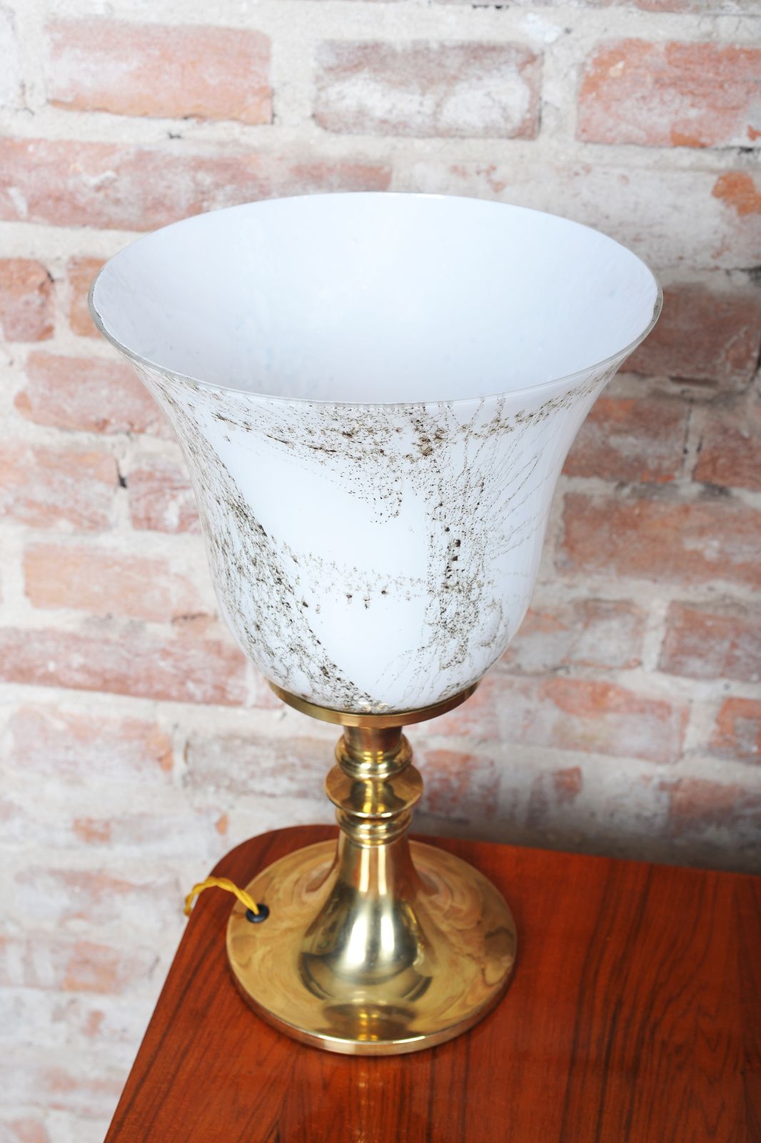 Pair Of Restored Mid Century Table Lamps, By Kamenický šenov, Czech, 1960s photo 850.0