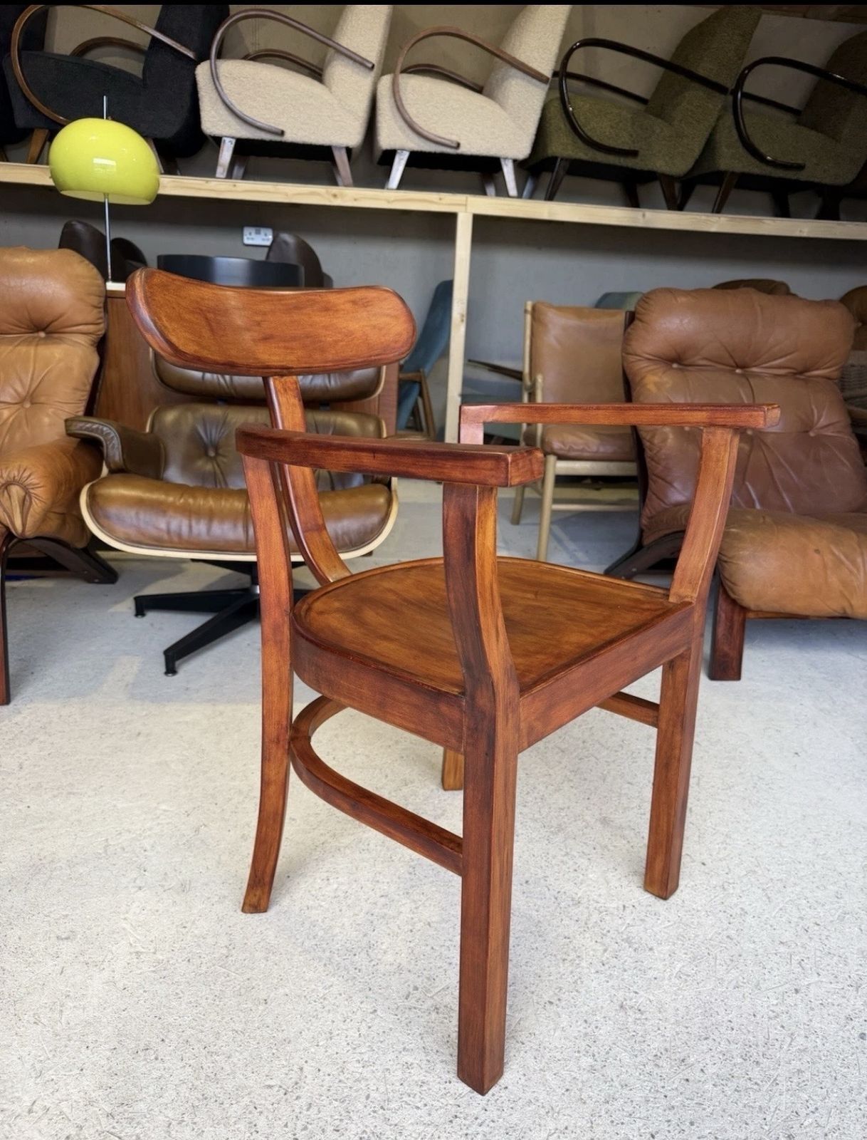 photo vintage Set Of 6 Art Deco D Chairs No. 401 By Lajos Kozma 1930s