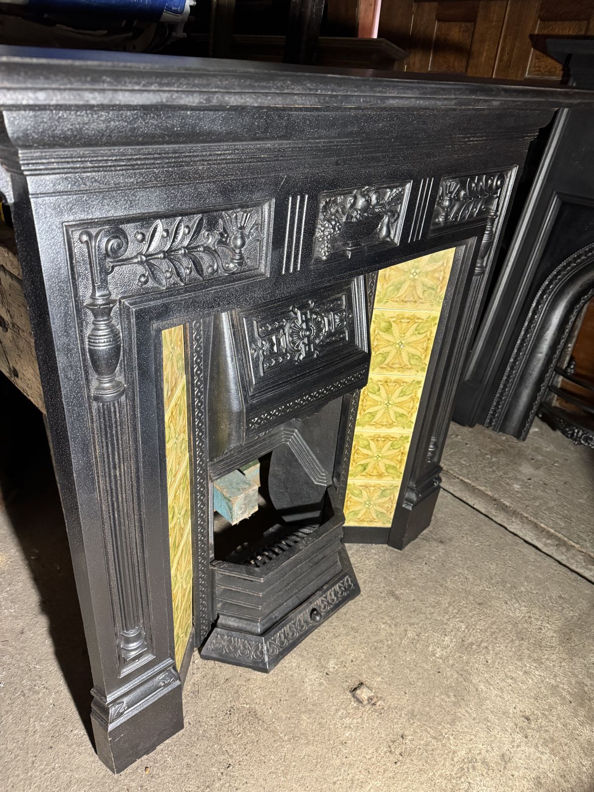 Cast Iron Victorian Tiled Combination Fireplace photo 1250.0