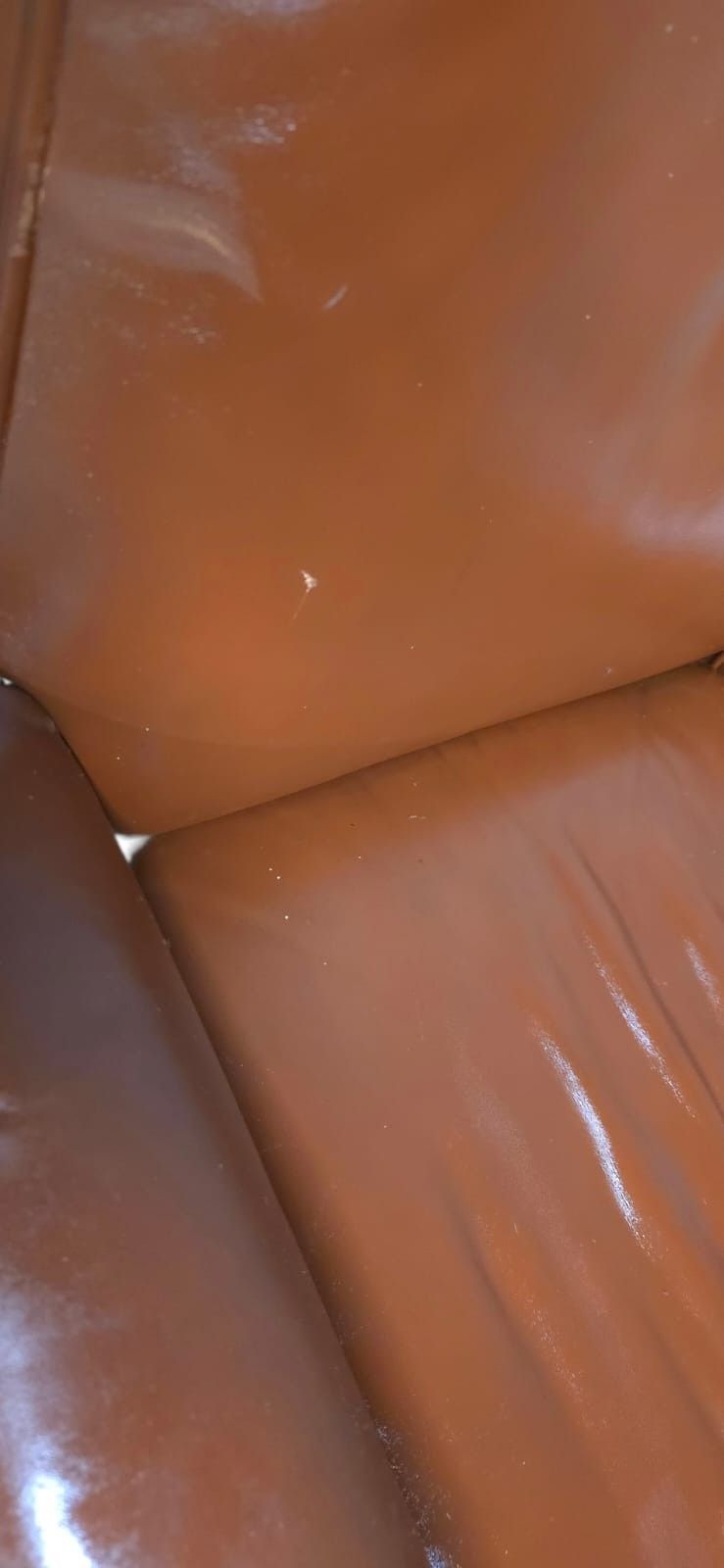 Vintage Mid Century Brown Leather Swivel Chair (Ds 35 Style) Armchair photo for sale