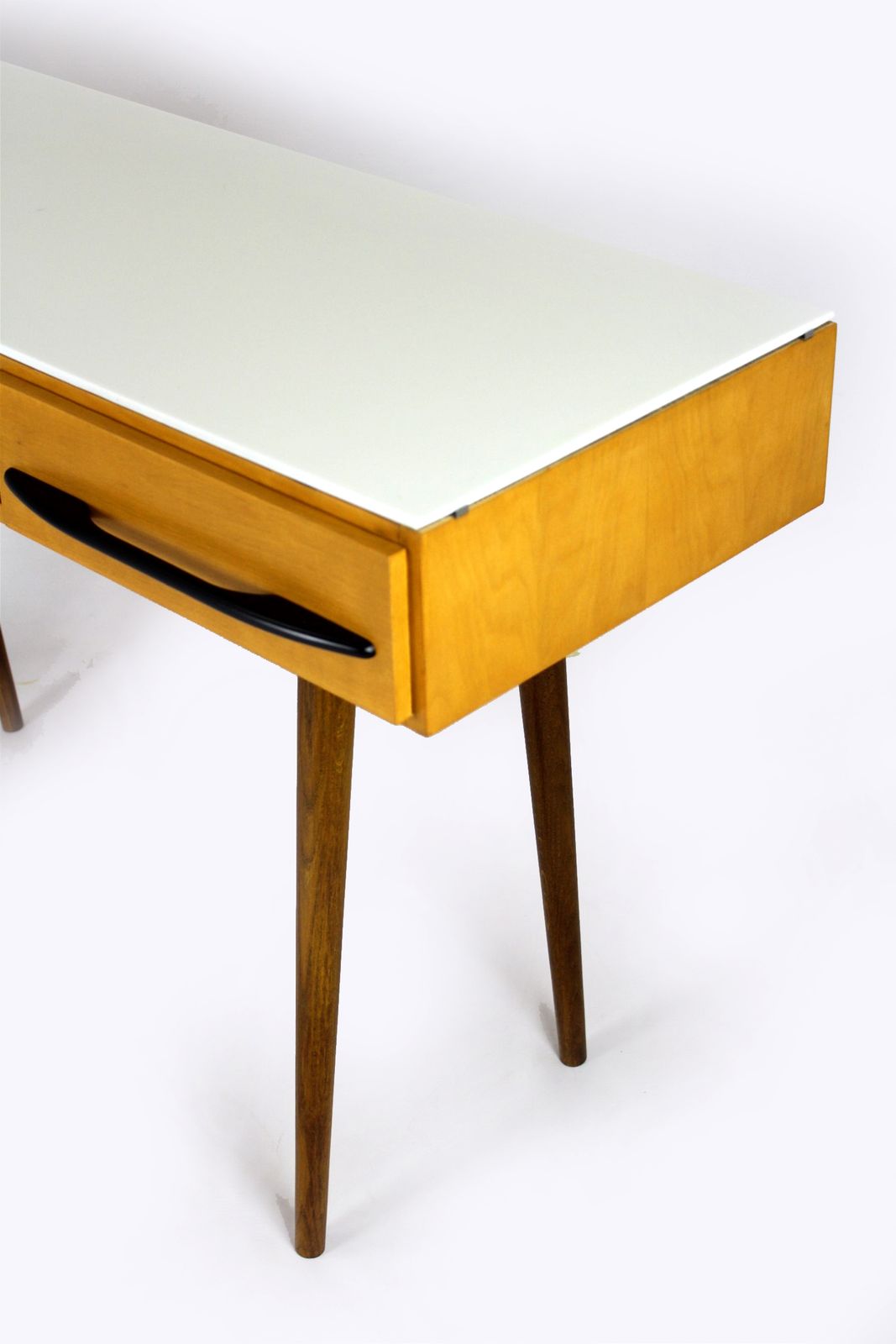 Restored Mid Century Writing Desk From Up Zavody, 1960s photo Furniture