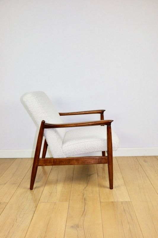Gfm 64 Armchair, Designed By Edmund Homa From The 1970s, Ivory White   2 Pieces Available photo vinterior