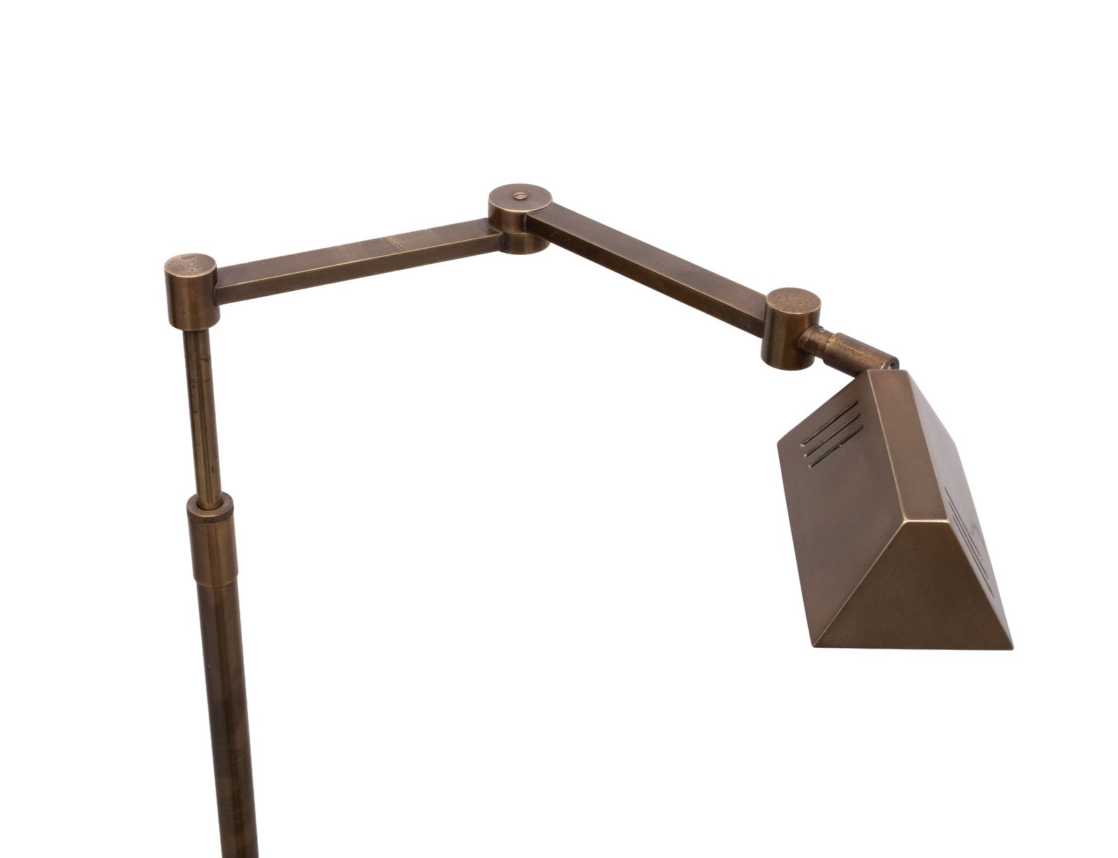 Bronzen Vloerlamp Met Zwenkarm – Halogeen, Duitsland photo for sale