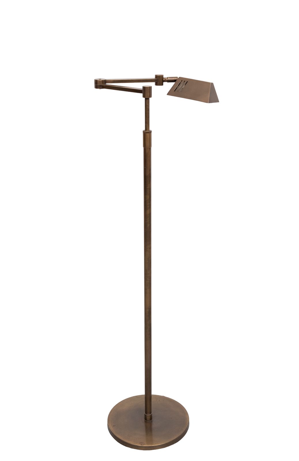 Bronzen Vloerlamp Met Zwenkarm – Halogeen, Duitsland photo Verlichting