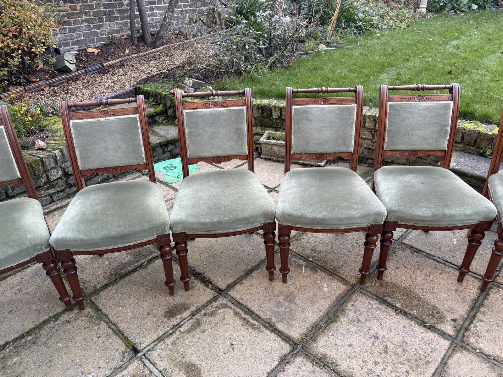 6 Late Victorian Dining Chairs photo Furniture