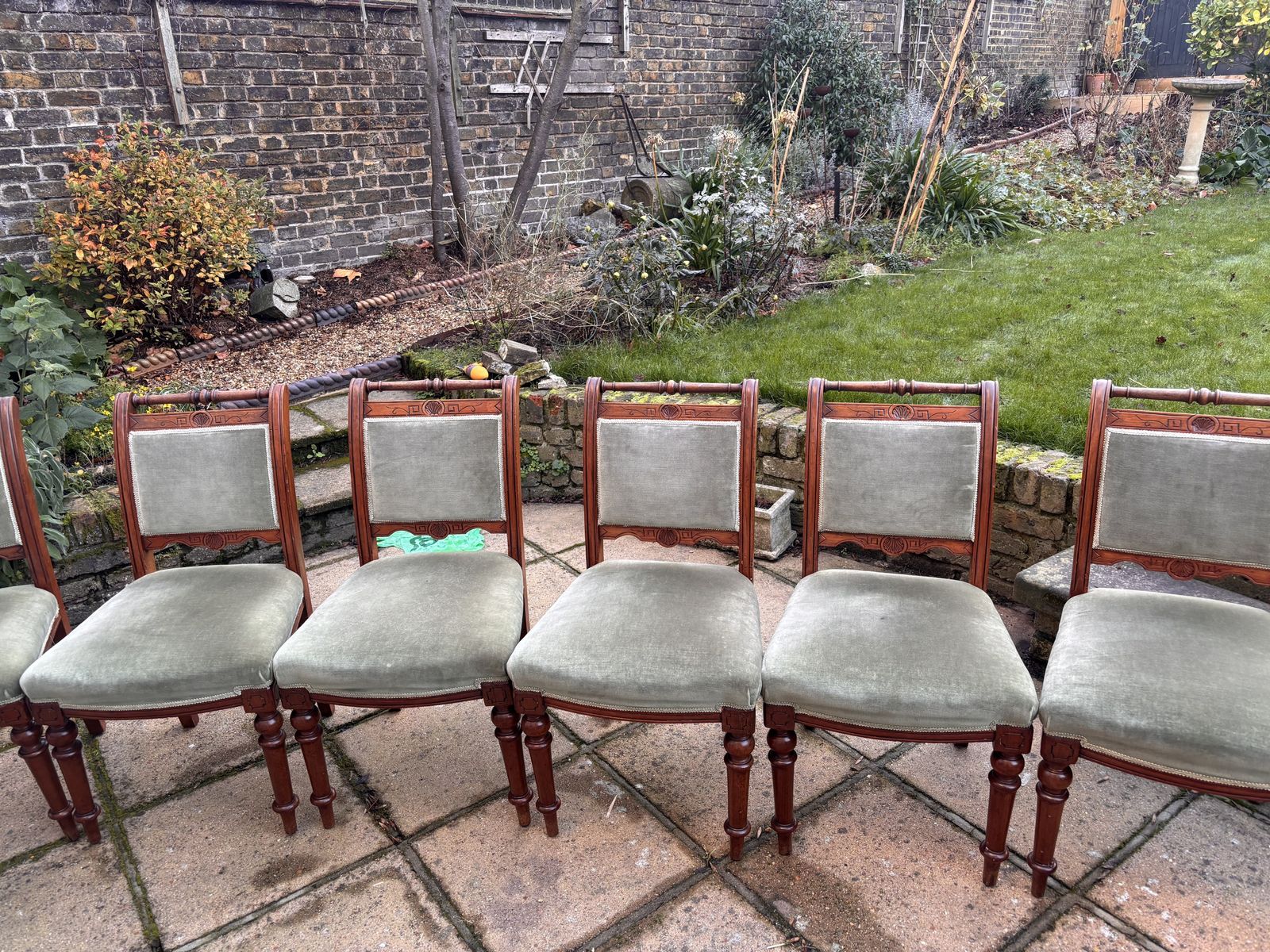 6 Late Victorian Dining Chairs photo vinterior