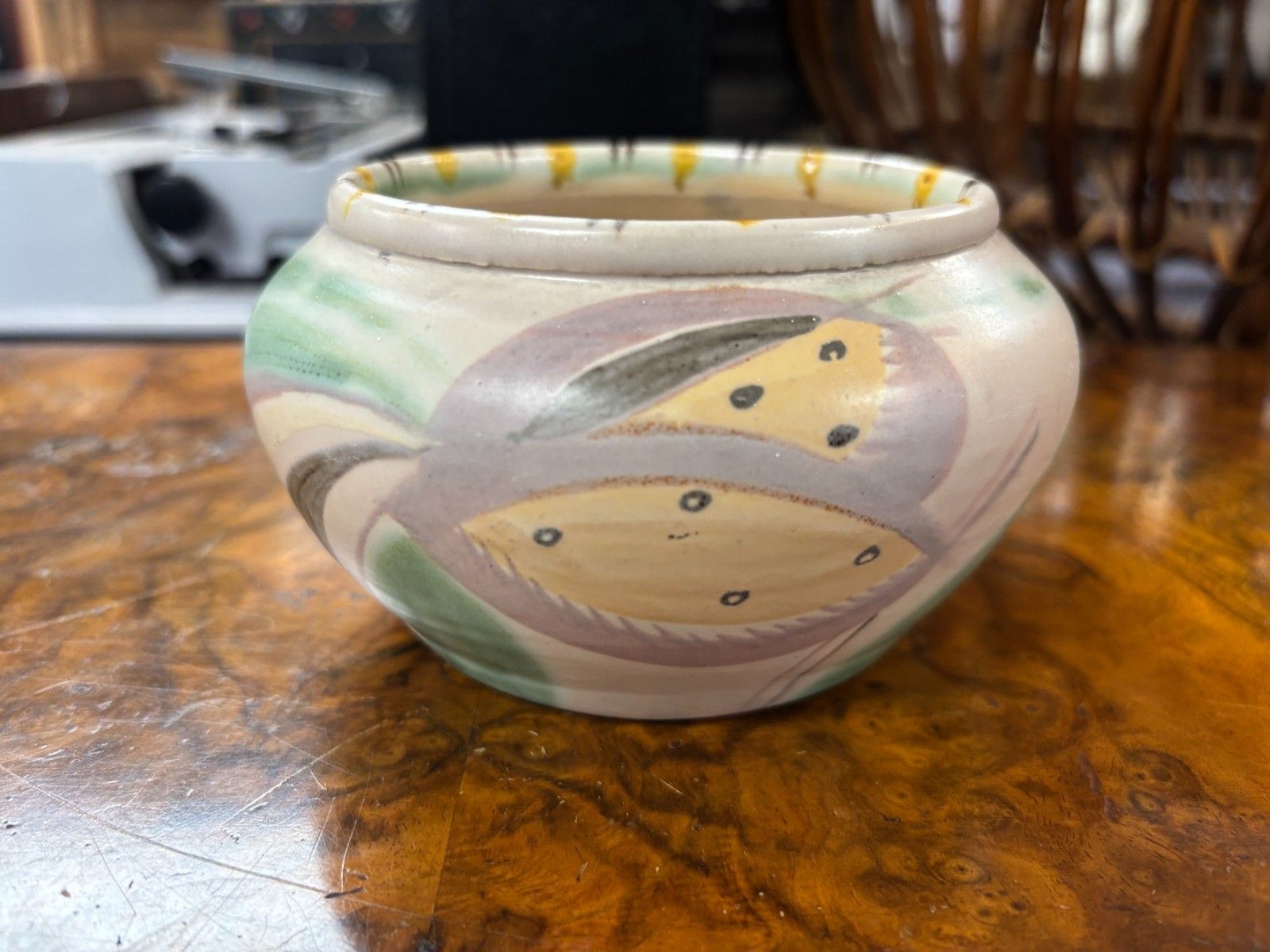 Pair Of Art Deco Early Susie Cooper Orchid Pattern Pots. No M72 photo Home Decor