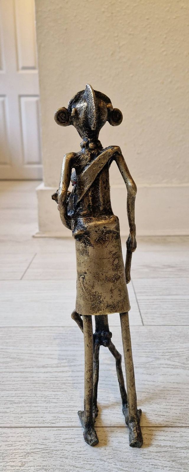 African Bronze Tribal Art Brass Figurine photo 138.99