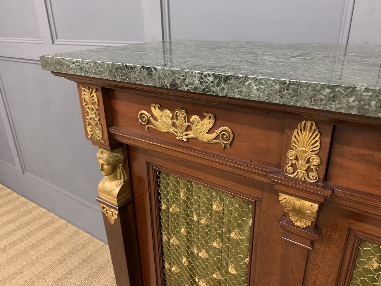 French Empire Mahogany Chiffonier photo Furniture