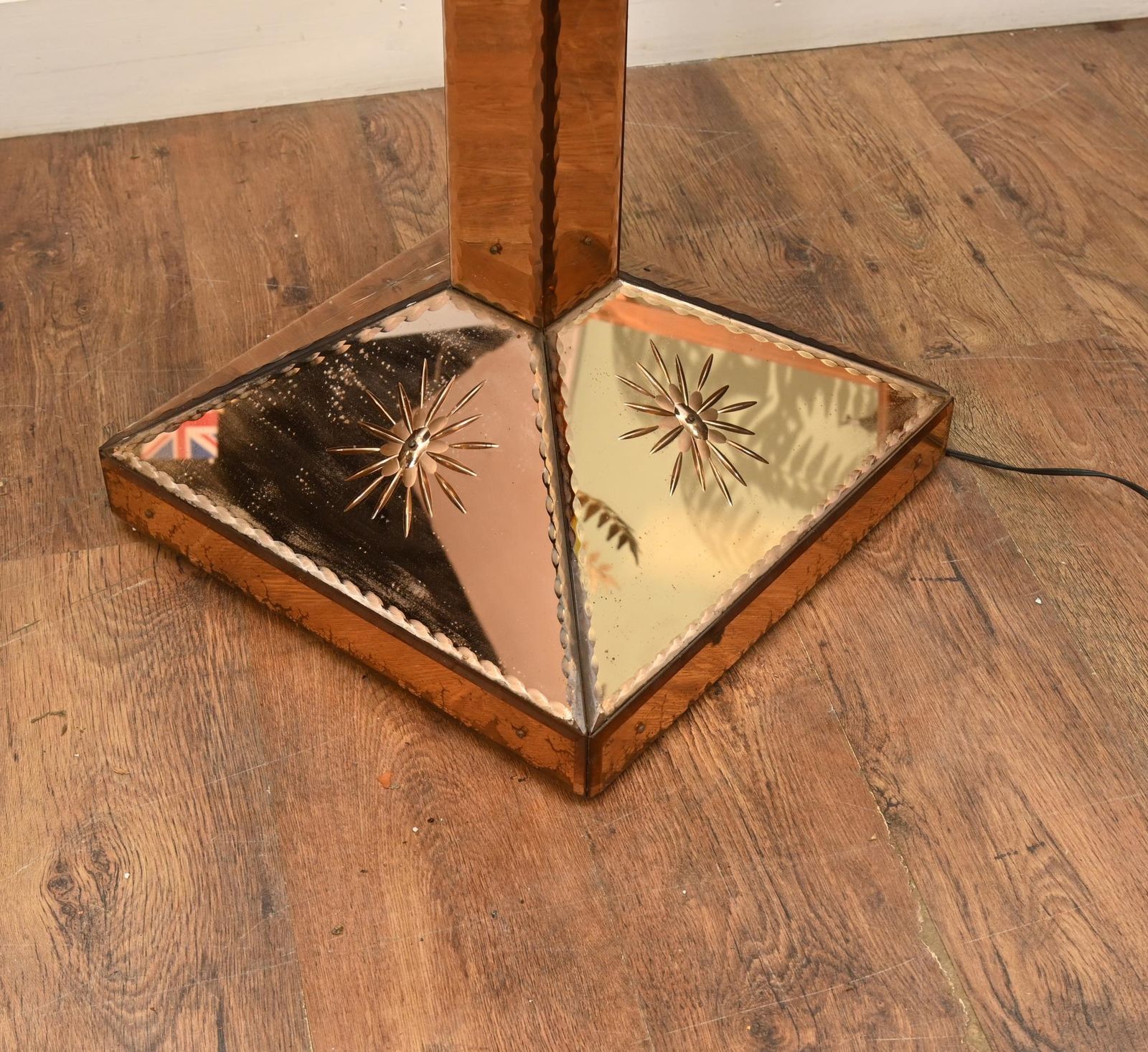 Art Deco Floor Lamp Glass Cocktail Table 1930s photo buy