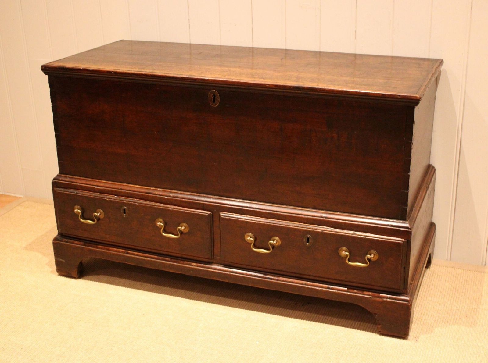 Early 19th Century Deal Wood Mule Chest photo furniture