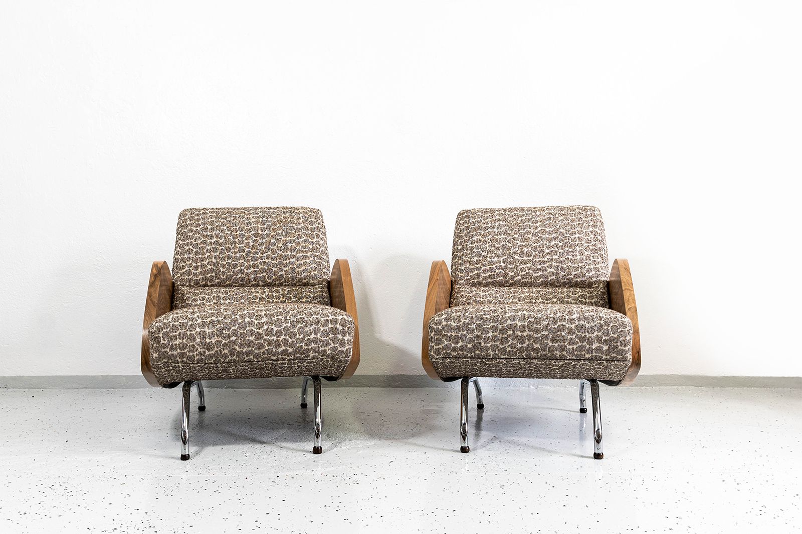 Model "360" Armchairs By Janusz Różański, Poland, 1950s, Set Of 2 photo buy